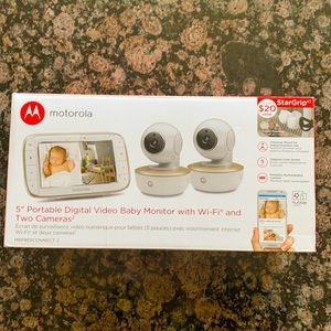 Portable Digital Video Baby Monitor w/ 2 Cameras